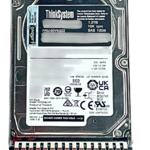 Lenovo 00YK022 1.2TB 10K 2.5 Inch SAS 12GB SED Hard Disk Drive
