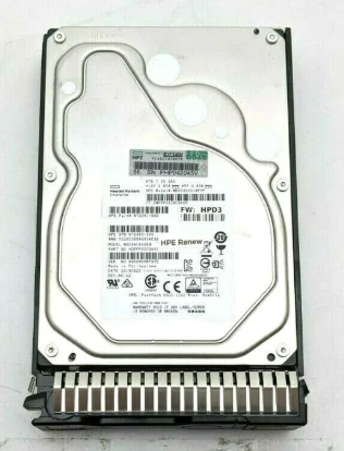 HP 872745-001 4TB 12Gbps 7.2K RPM SC LFF 3.5" SAS Hard Drive