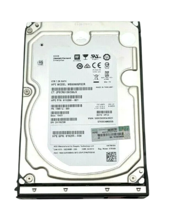 HP 834131-001 8TB 7.2K RPM 6 Gbps 3.5-inch SC SATA Hard Drive