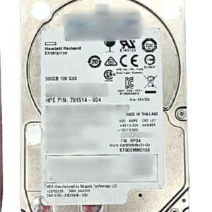 HP 781514-004 900GB 12G 10K SFF SC SAS Hard Drive