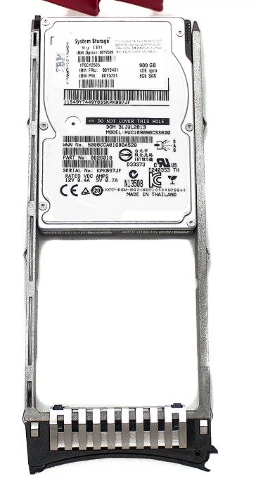 IBM 00Y2431 V3700 900GB 10K SAS 2.5" Hard Drive