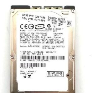Lenovo 42T1491 80GB 5.4K SATA 2.5" Hard Drive