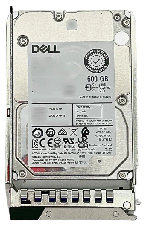 Dell FPW68 600GB 15K SAS 2.5" Hard Drive