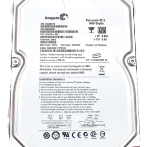 Sun Microsystems 540-7507 1TB DRIVE,XRA-ST1CH-1T7K
