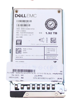 Dell J68N1 1.92TB SSD SAS 2.5 12G RI HUSTR7619ASS200 / 0B35179
