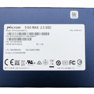 MICRON MTFDDAK240TCC INTEL 240GB SSD DISK SATA-600 2.5IN (5100M)