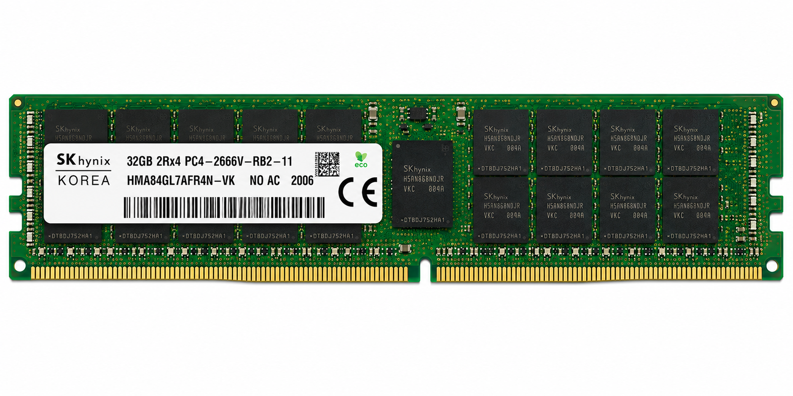 SK Hynix 32GB 2Rx4 PC4-2666V-LB1-11 32GB (1x32GB) RAM DDR4 2666MHz