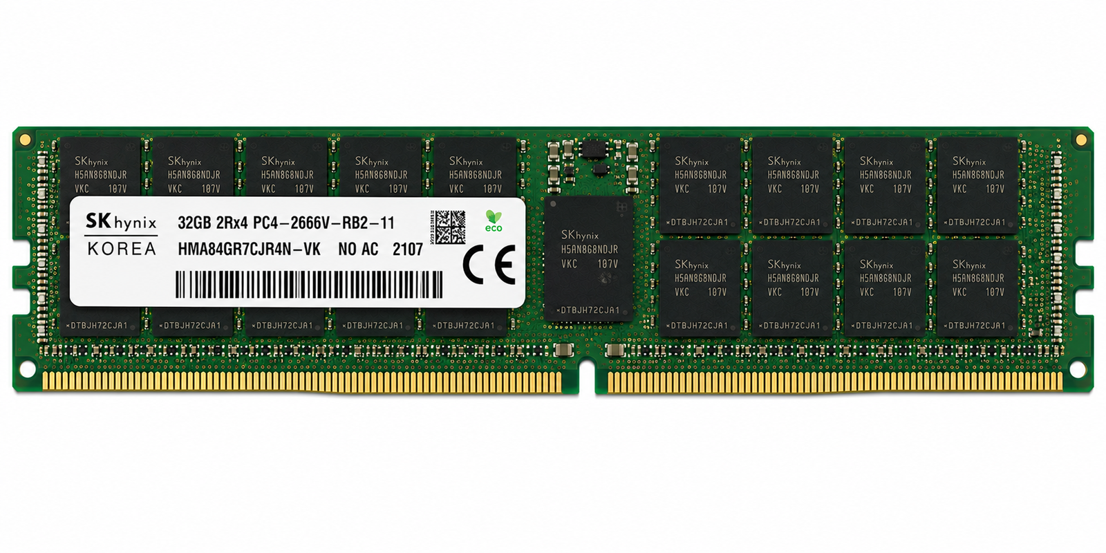 HYNIX 32GB (1X32GB) 2RX4 PC4-2666V DDR4 SERVER MEMORY