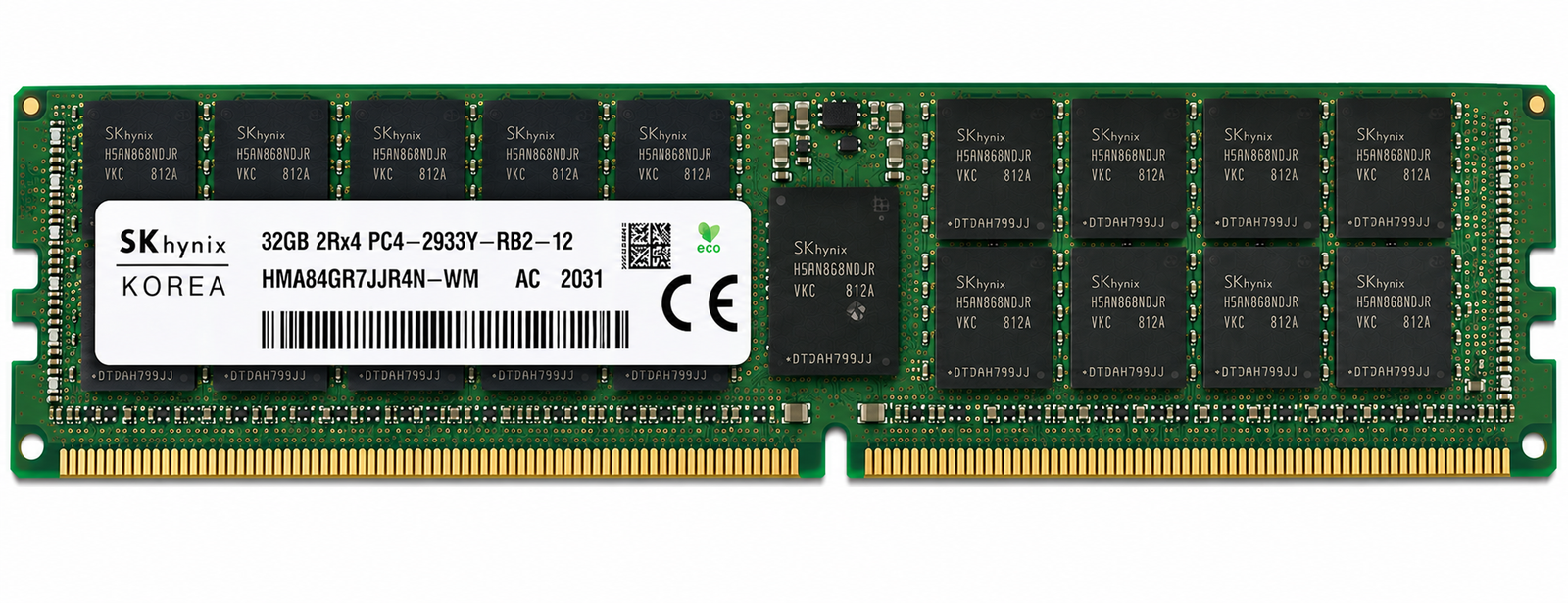 SK Hynix 32GB 2Rx4 DDR4-2933Y Memory