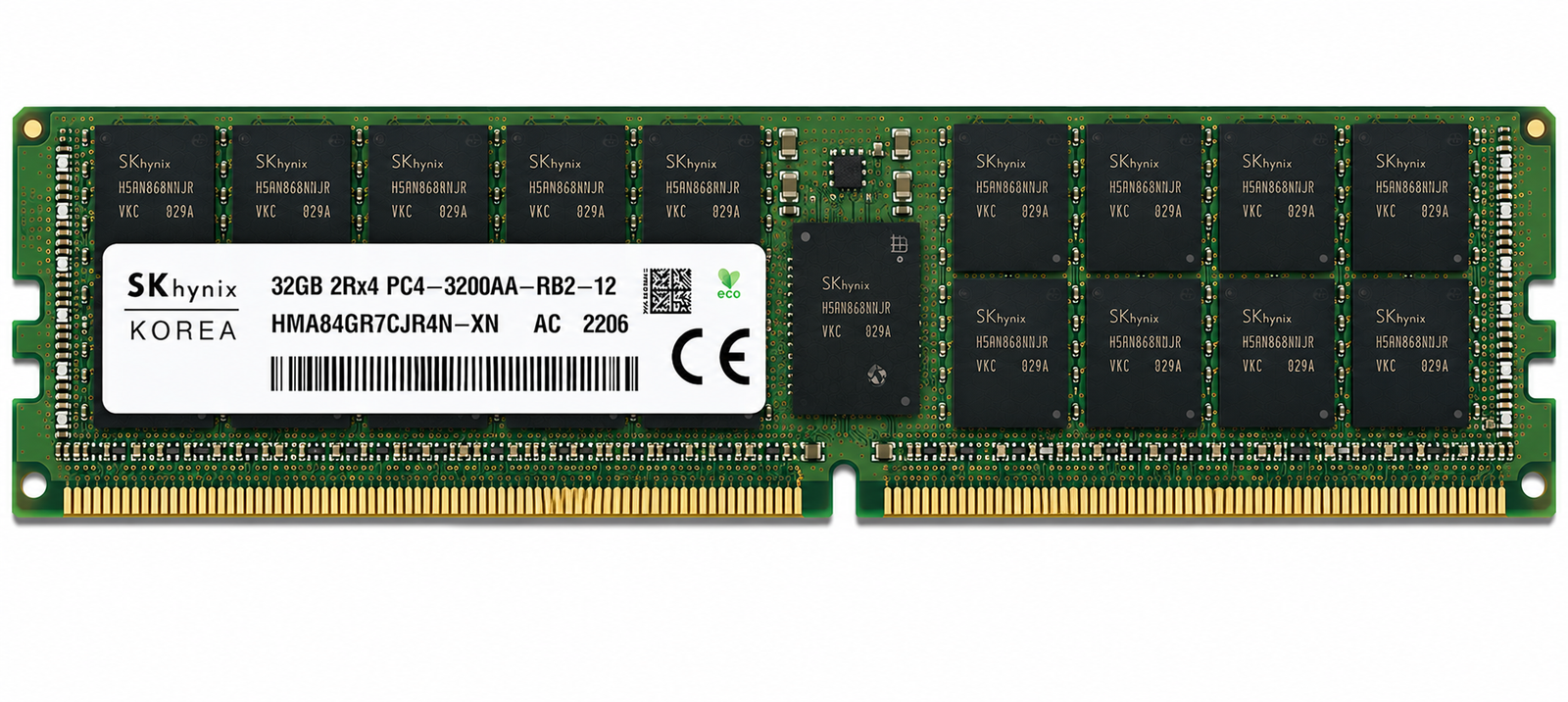 HYNIX 32GB (1X32GB) 2RX4 PC4-3200AA SERVER MEMORY