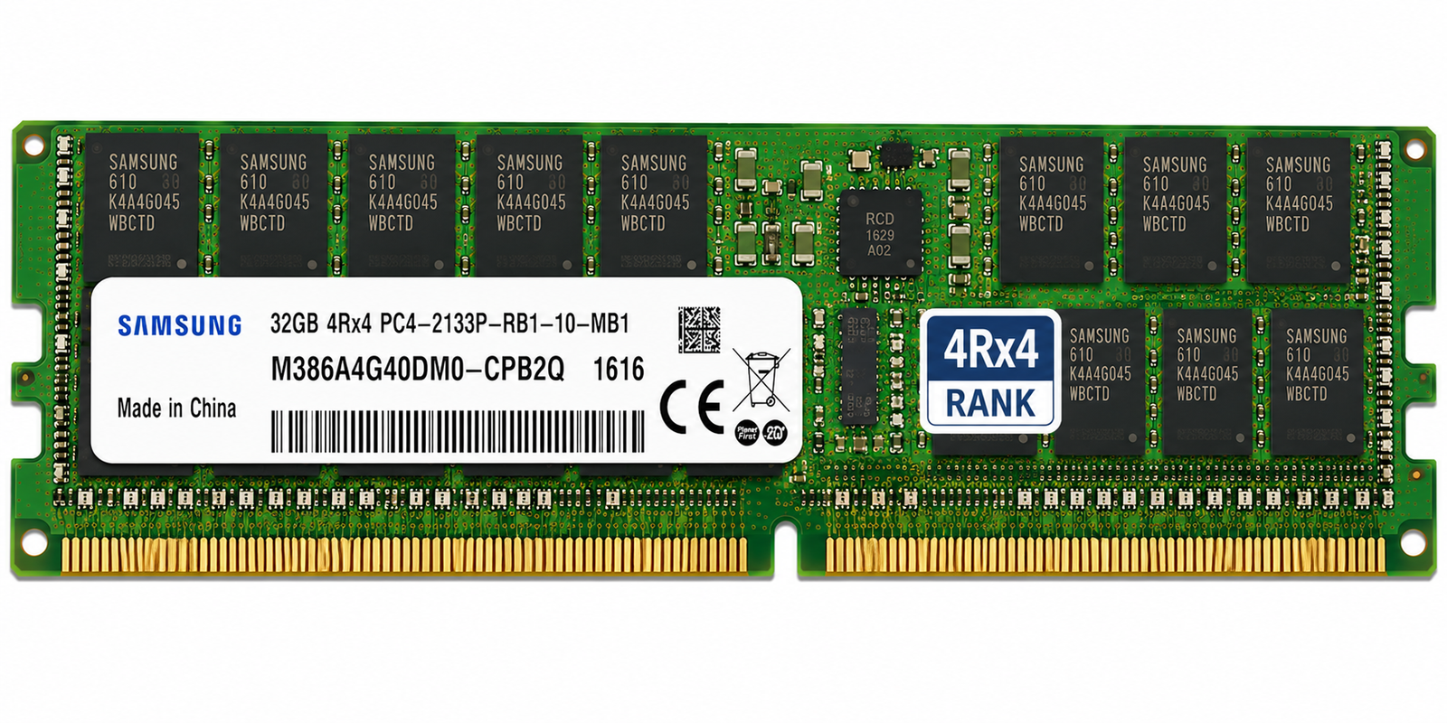 Samsung 32GB DDR4 2133MHz 4DRx4 ECC LRDIMM