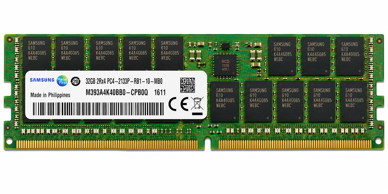 Samsung 32GB DDR4 2Rx4 2133MHz ECC RDIMM