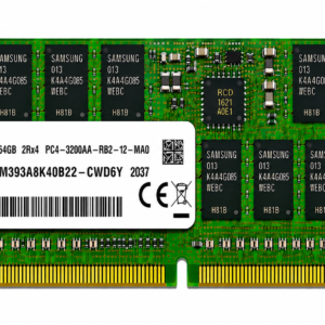 Samsung 64GB M393A8K40B22-CWD6Y DDR4-2666 2S2Rx4 PC4-2666V ECC Registered DIMM