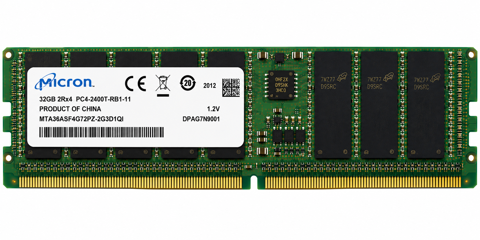 Micron 32GB DDR4 2Rx4 2400T