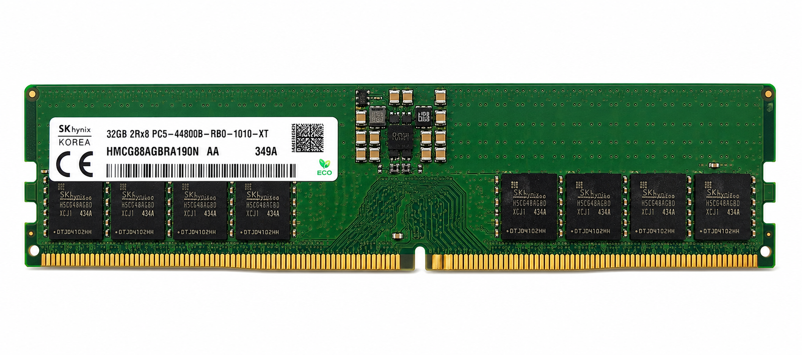 SK hynix HMCG88AGBRA190N 32GB DDR5-5600 ECC RDIMM Server Memory