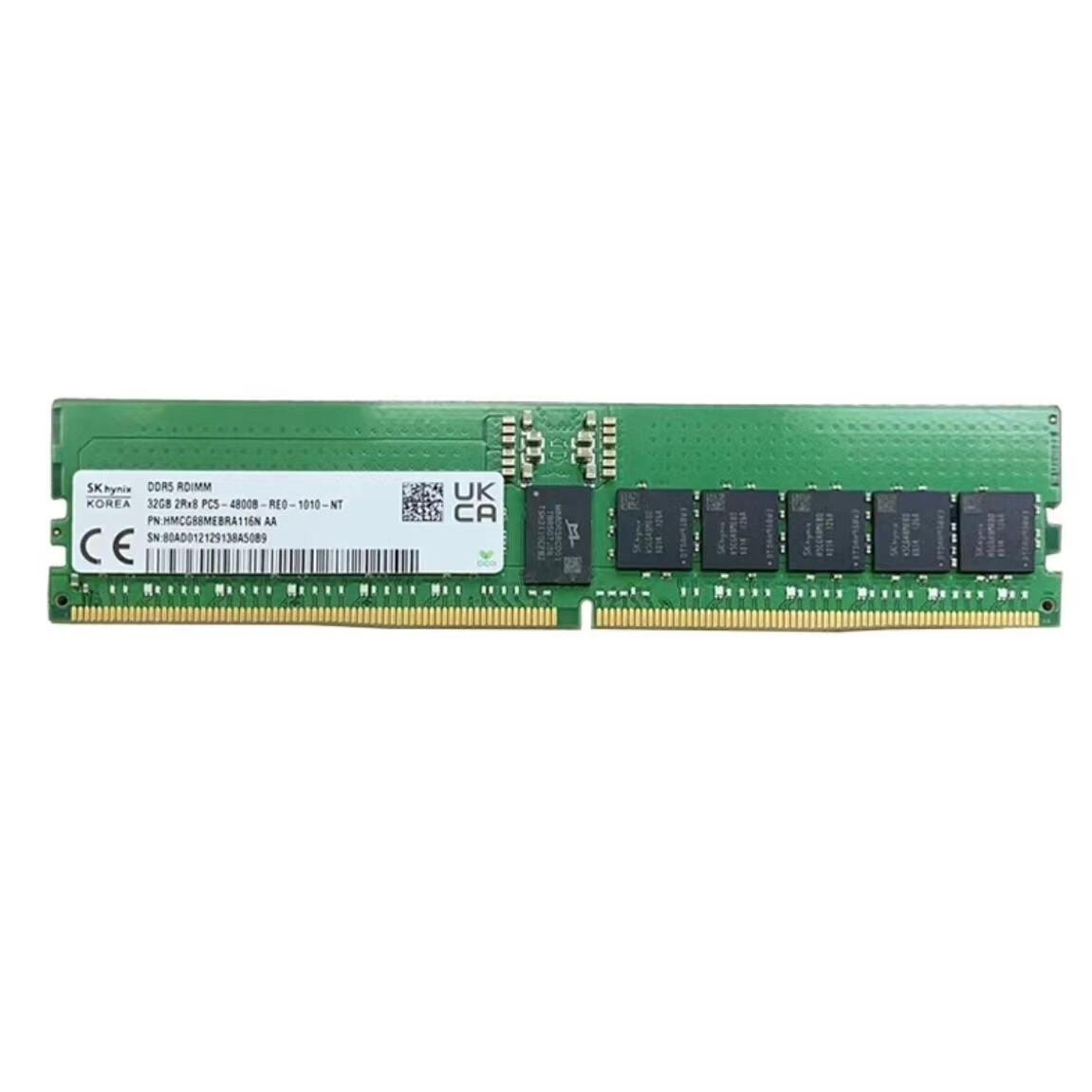 SK hynix HMCG88MEBRA174N 32GB DDR5-4800 ECC RDIMM Server Memory