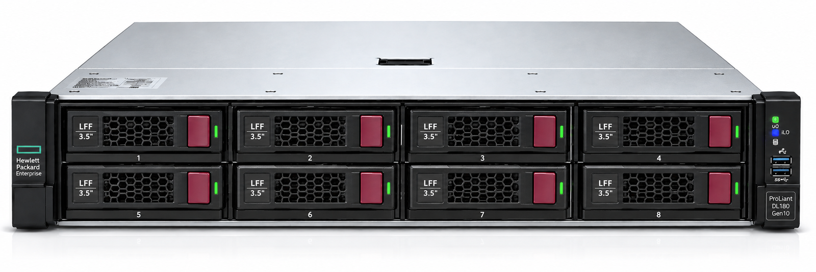 HPE ProLiant DL180 Gen10 8LFF CTO Server – 879515-B21